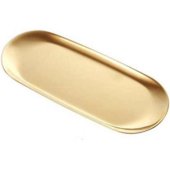 Stainless Steel Towel Tray Storage Tray Dish Plate Tea Tray Fruit Trays - Picture 1 of 6